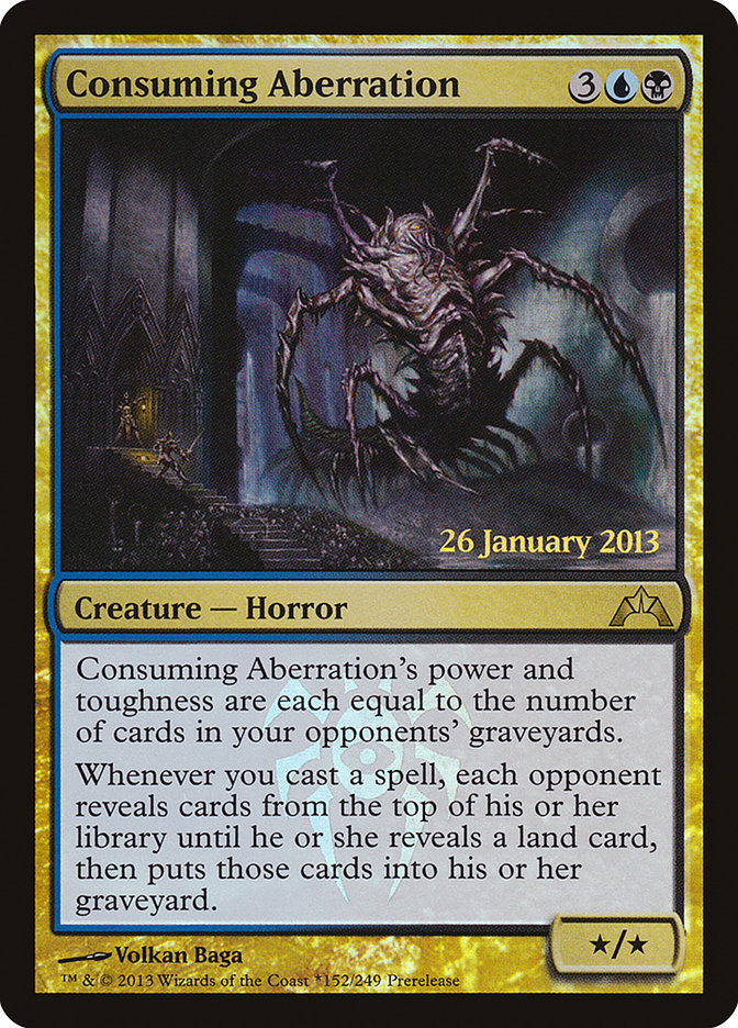 Consuming Aberration [Gatecrash Prerelease Promos] MTG Single Magic: The Gathering | Red Claw Gaming