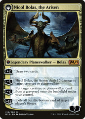 Nicol Bolas, the Ravager // Nicol Bolas, the Arisen [Core Set 2019 Prerelease Promos] MTG Single Magic: The Gathering | Red Claw Gaming