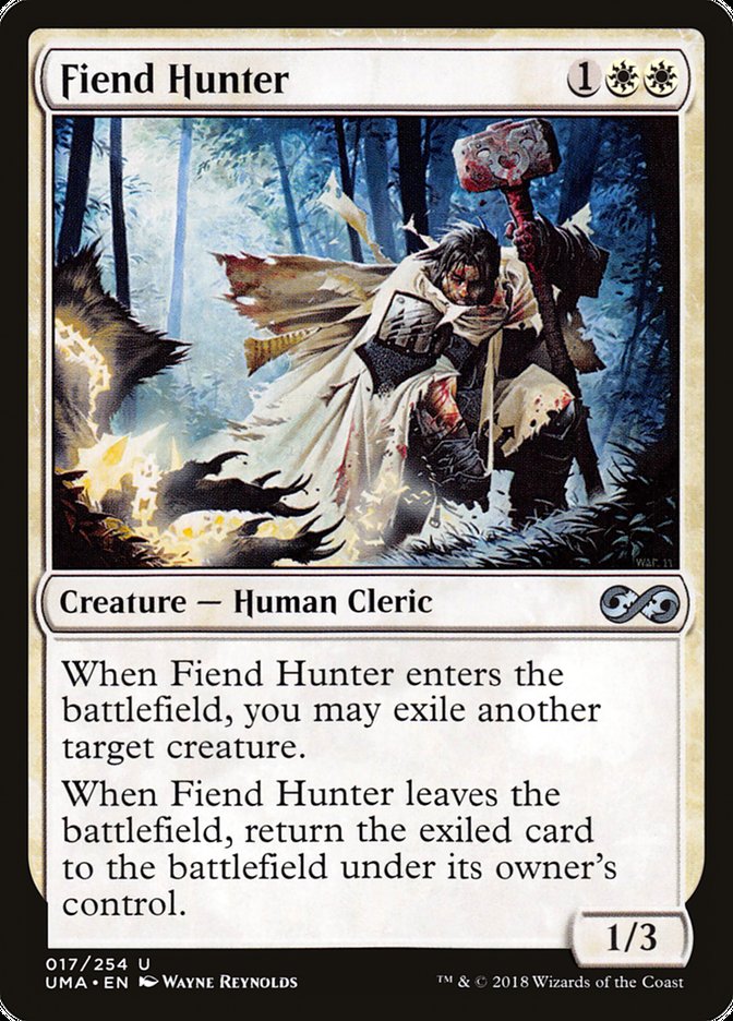 Fiend Hunter [Ultimate Masters] MTG Single Magic: The Gathering | Red Claw Gaming