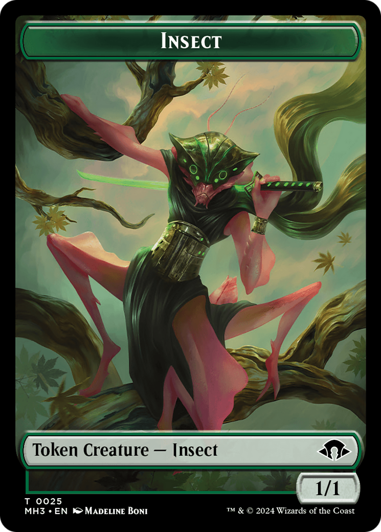 Eldrazi Spawn // Insect (0025) Double-Sided Token [Modern Horizons 3 Tokens] MTG Single Magic: The Gathering | Red Claw Gaming