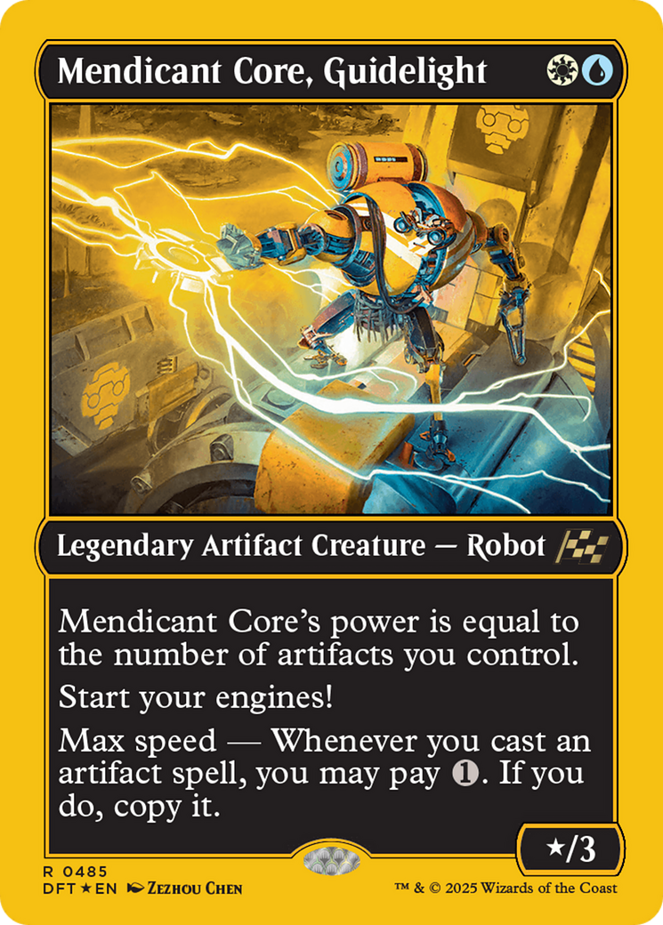 Mendicant Core, Guidelight (First-Place Foil) [Aetherdrift] MTG Single Magic: The Gathering | Red Claw Gaming