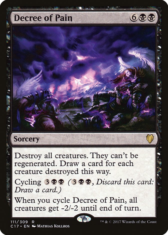 Decree of Pain [Commander 2017] MTG Single Magic: The Gathering | Red Claw Gaming
