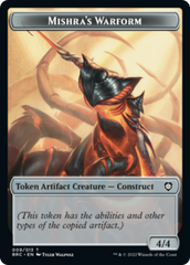 Mishra's Warform // Inkling Double-Sided Token [The Brothers' War Commander Tokens] MTG Single Magic: The Gathering | Red Claw Gaming