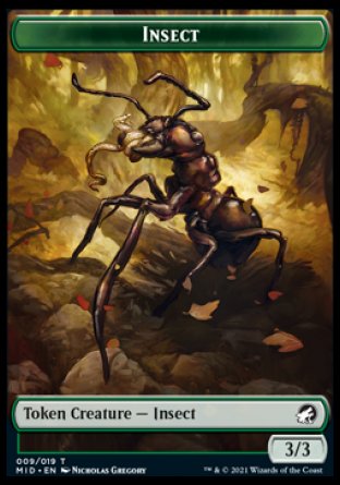 Insect Token [Innistrad: Midnight Hunt Tokens] MTG Single Magic: The Gathering | Red Claw Gaming