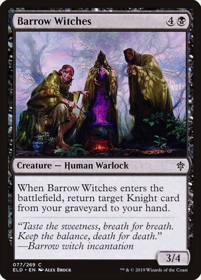 Barrow Witches [Throne of Eldraine] MTG Single Magic: The Gathering | Red Claw Gaming