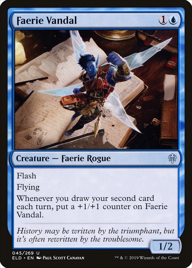 Faerie Vandal [Throne of Eldraine] MTG Single Magic: The Gathering | Red Claw Gaming