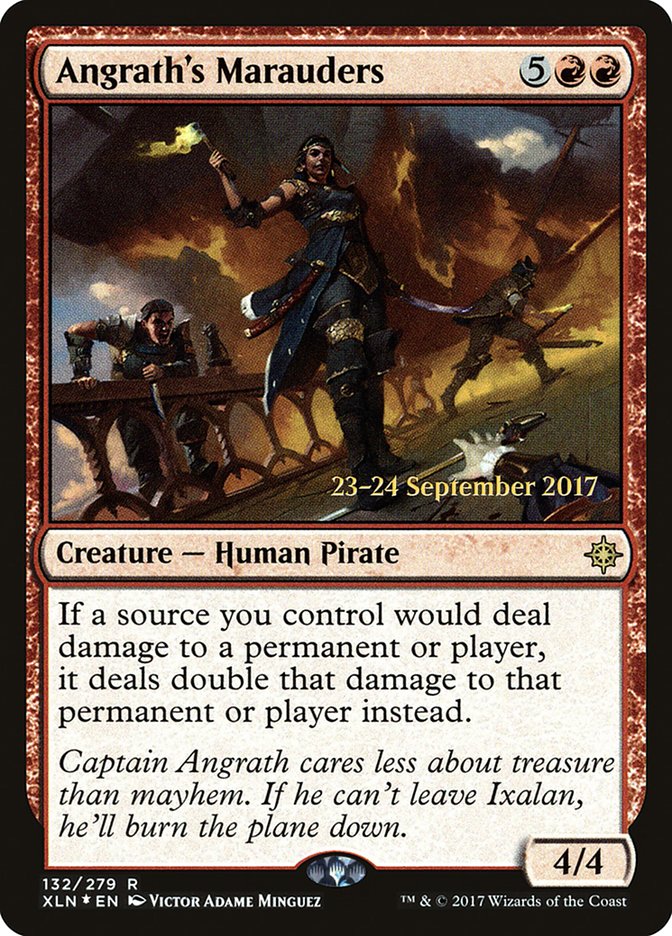 Angrath's Marauders [Ixalan Prerelease Promos] MTG Single Magic: The Gathering | Red Claw Gaming