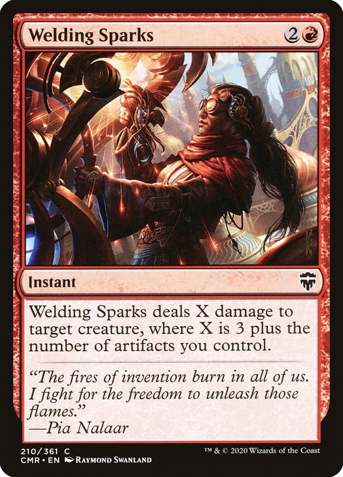 Welding Sparks [Commander Legends] MTG Single Magic: The Gathering | Red Claw Gaming