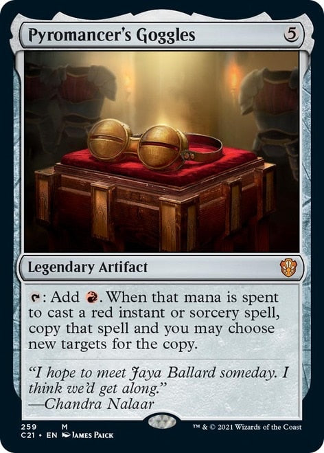 Pyromancer's Goggles [Commander 2021] MTG Single Magic: The Gathering | Red Claw Gaming