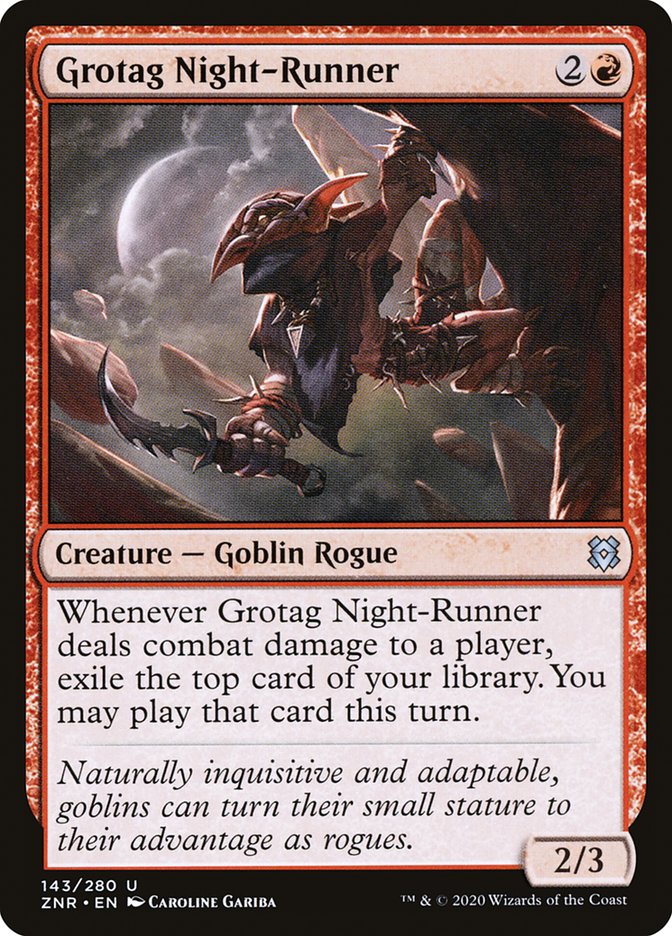 Grotag Night-Runner [Zendikar Rising] MTG Single Magic: The Gathering | Red Claw Gaming
