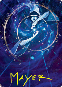 Time Warp Art Card (Gold-Stamped Signature) [Strixhaven: School of Mages Art Series] MTG Single Magic: The Gathering | Red Claw Gaming