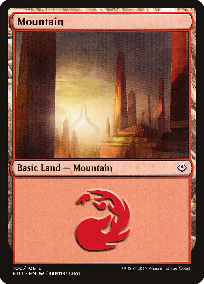 Mountain (100) [Archenemy: Nicol Bolas] MTG Single Magic: The Gathering | Red Claw Gaming