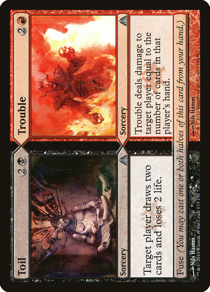 Toil // Trouble [Dragon's Maze] MTG Single Magic: The Gathering | Red Claw Gaming
