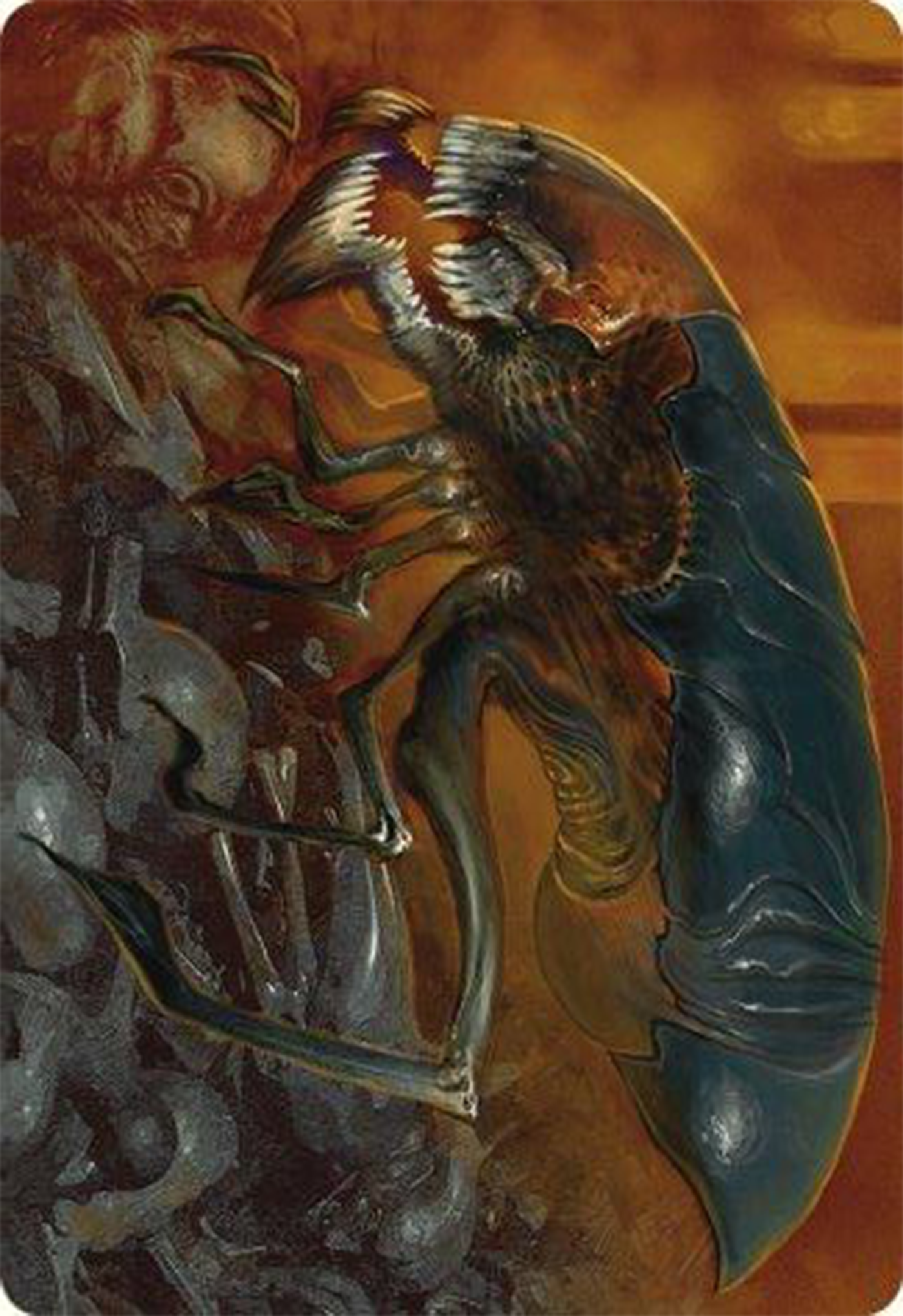 Cranial Ram Art Card [Modern Horizons 3 Art Series] MTG Single Magic: The Gathering | Red Claw Gaming
