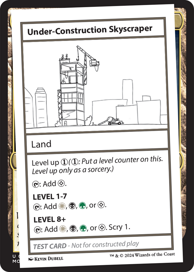 Under-Construction Skyscraper [Mystery Booster 2 Playtest Cards] MTG Single Magic: The Gathering | Red Claw Gaming