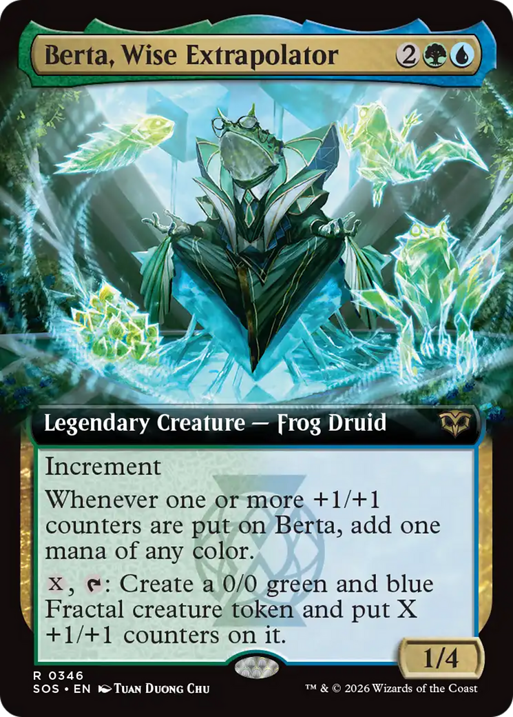 Berta, Wise Extrapolator (Extended Art) [Secrets of Strixhaven] MTG Single Magic: The Gathering | Red Claw Gaming