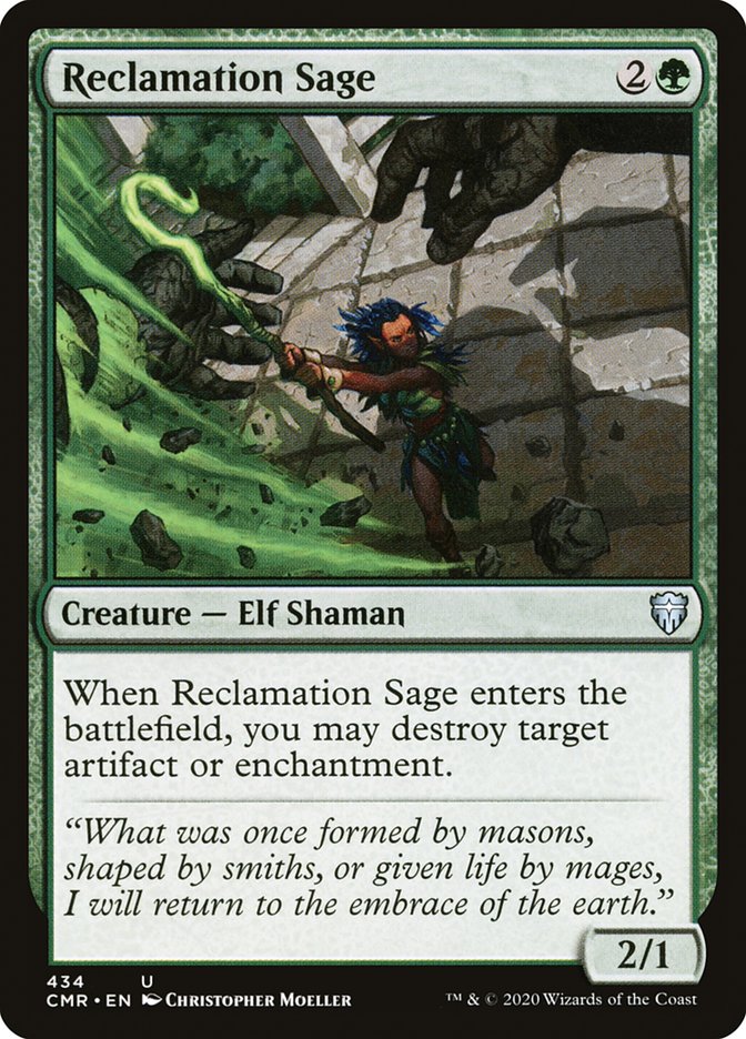 Reclamation Sage (434) [Commander Legends] MTG Single Magic: The Gathering | Red Claw Gaming