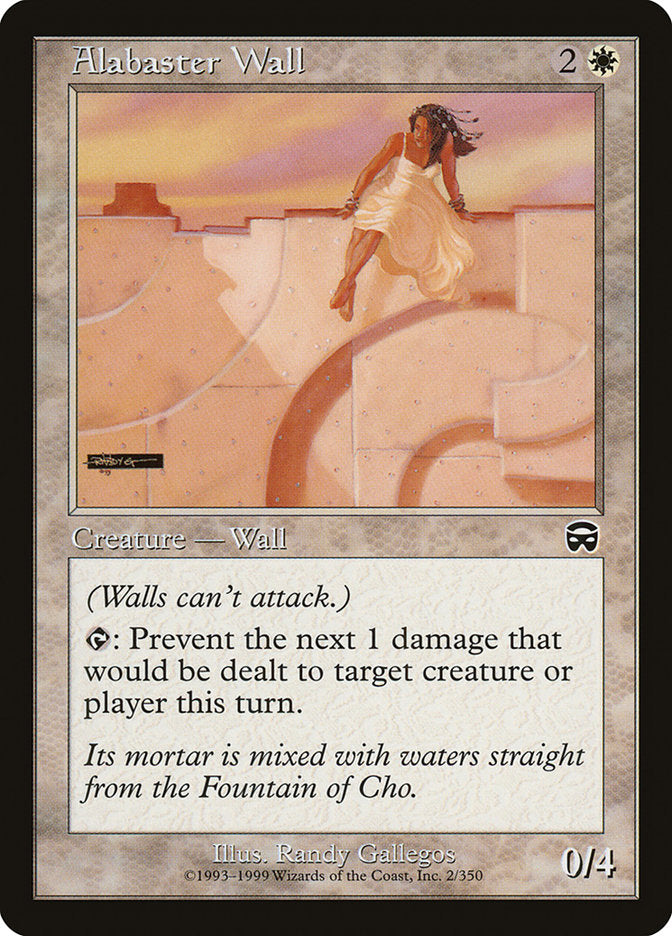 Alabaster Wall [Mercadian Masques] MTG Single Magic: The Gathering | Red Claw Gaming