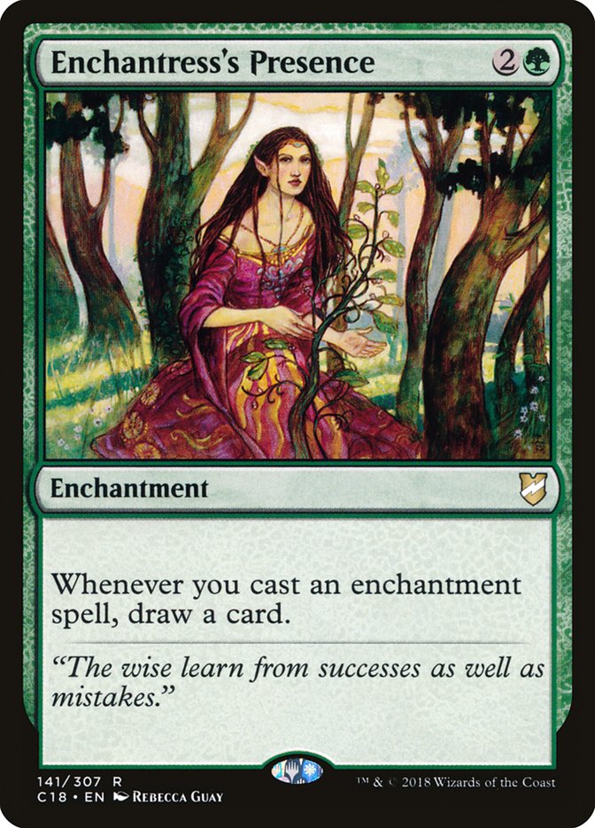 Enchantress's Presence [Commander 2018] MTG Single Magic: The Gathering | Red Claw Gaming
