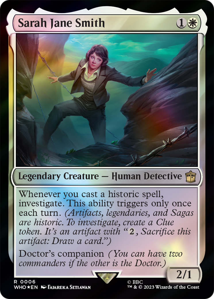 Sarah Jane Smith [Doctor Who] MTG Single Magic: The Gathering | Red Claw Gaming
