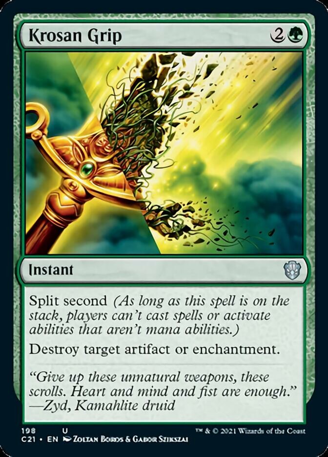 Krosan Grip [Commander 2021] MTG Single Magic: The Gathering | Red Claw Gaming