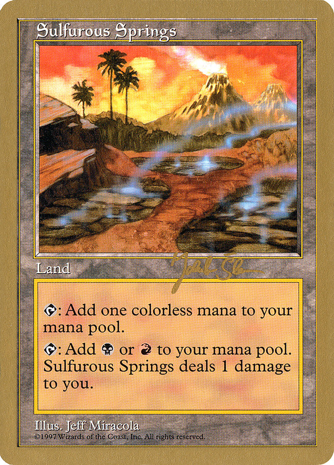 Sulfurous Springs (Jakub Slemr) [World Championship Decks 1997] MTG Single Magic: The Gathering | Red Claw Gaming