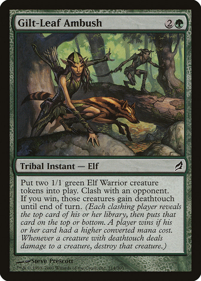 Gilt-Leaf Ambush [Lorwyn] MTG Single Magic: The Gathering | Red Claw Gaming