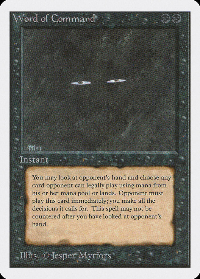 Word of Command [Unlimited Edition] MTG Single Magic: The Gathering | Red Claw Gaming