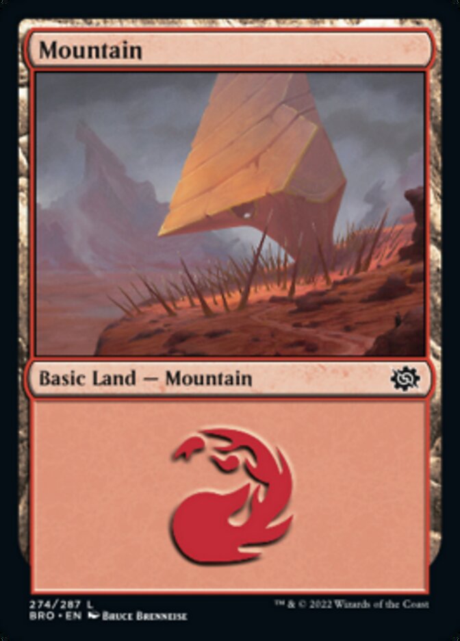 Mountain (274) [The Brothers' War] MTG Single Magic: The Gathering | Red Claw Gaming