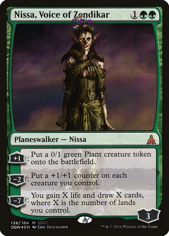 Nissa, Voice of Zendikar [San Diego Comic-Con 2016] MTG Single Magic: The Gathering | Red Claw Gaming
