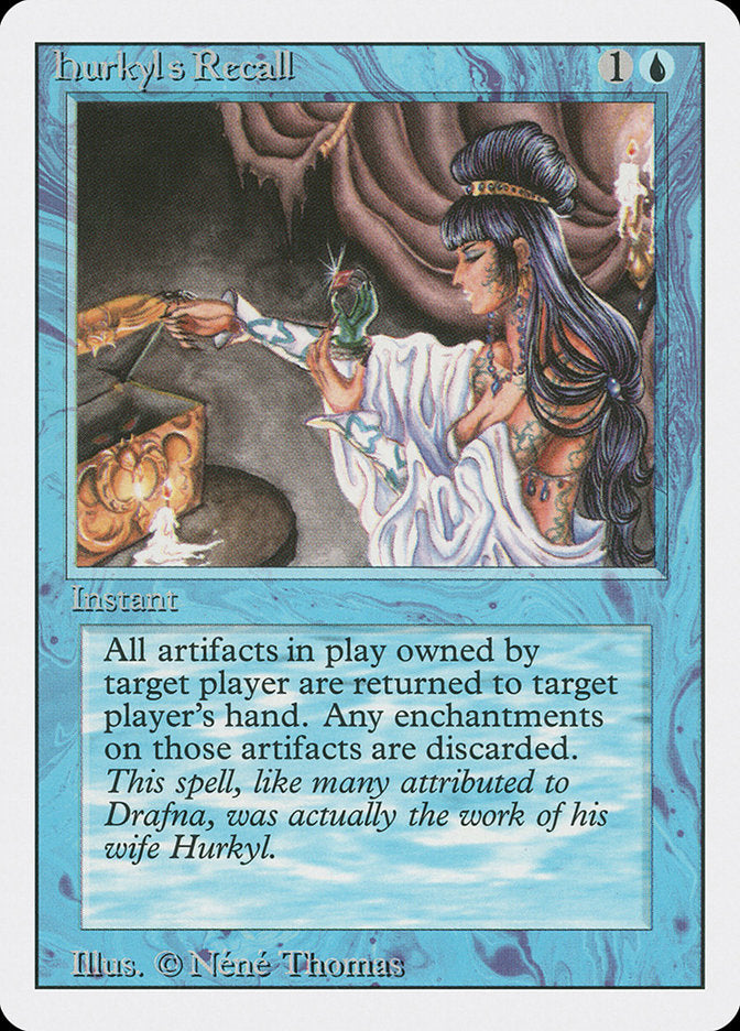 Hurkyl's Recall [Revised Edition] MTG Single Magic: The Gathering | Red Claw Gaming