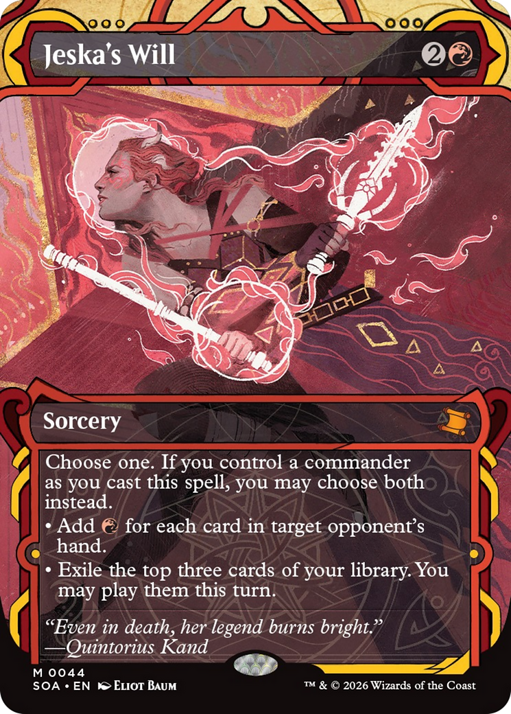 Jeska's Will [Secrets of Strixhaven: Mystical Archive] MTG Single Magic: The Gathering | Red Claw Gaming