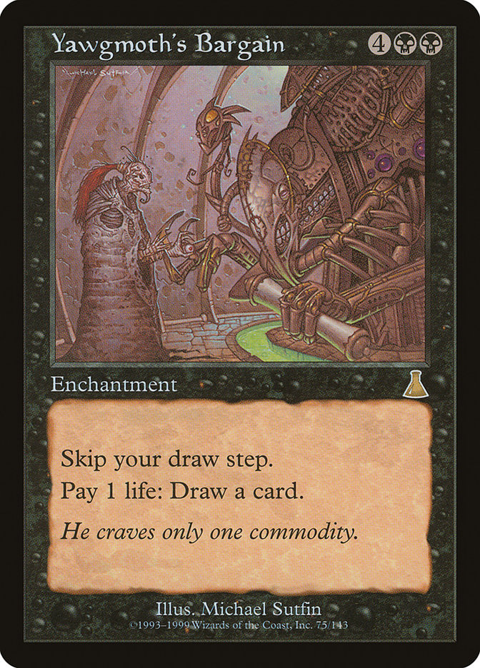 Yawgmoth's Bargain [Urza's Destiny] MTG Single Magic: The Gathering | Red Claw Gaming