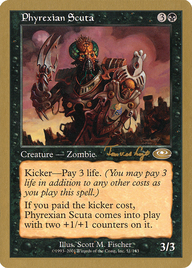 Phyrexian Scuta (Tom van de Logt) [World Championship Decks 2001] MTG Single Magic: The Gathering | Red Claw Gaming