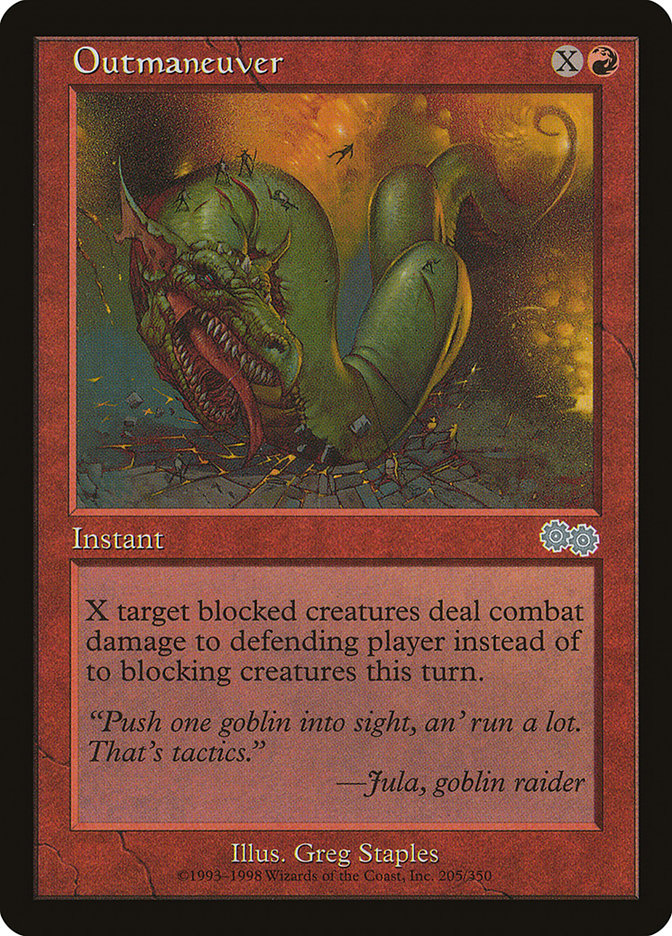 Outmaneuver [Urza's Saga] MTG Single Magic: The Gathering | Red Claw Gaming