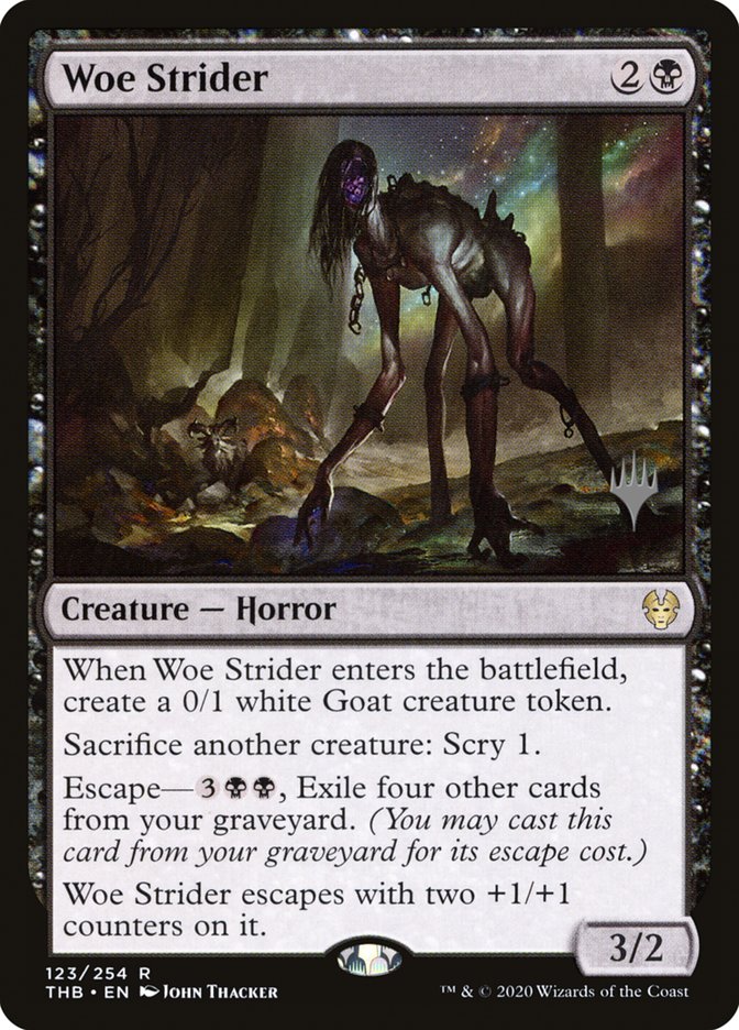 Woe Strider (Promo Pack) [Theros Beyond Death Promos] MTG Single Magic: The Gathering | Red Claw Gaming
