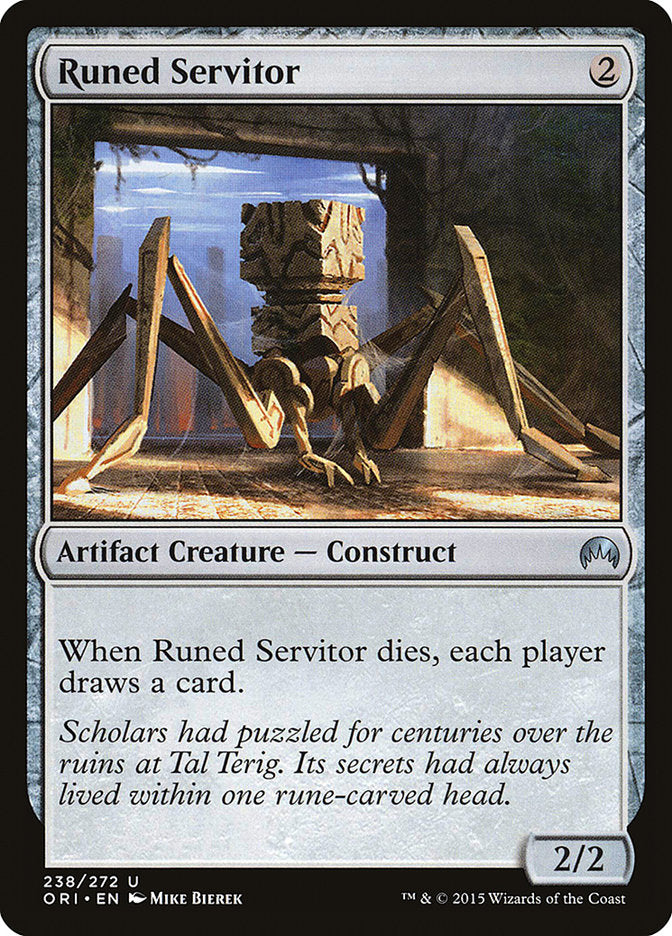 Runed Servitor [Magic Origins] MTG Single Magic: The Gathering | Red Claw Gaming