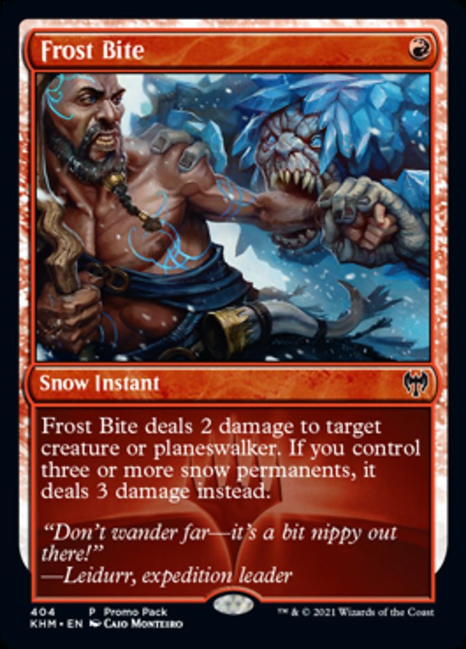 Frost Bite (Promo Pack) [Kaldheim Promos] MTG Single Magic: The Gathering | Red Claw Gaming