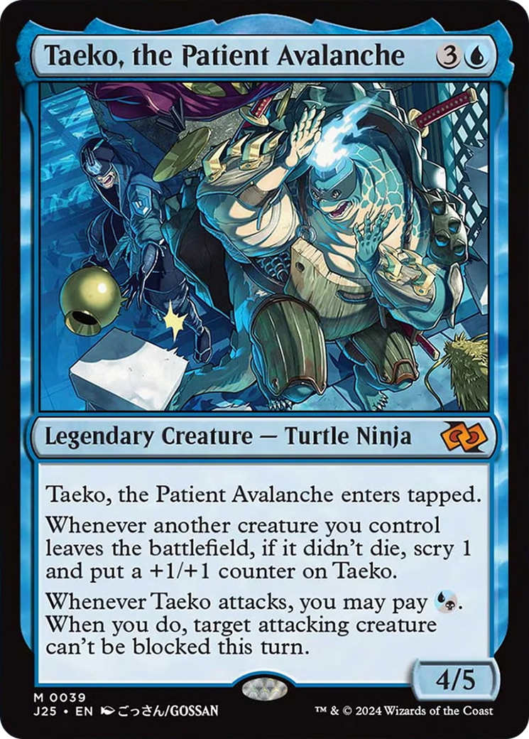 Taeko, the Patient Avalanche (Anime) [Foundations Jumpstart] MTG Single Magic: The Gathering | Red Claw Gaming
