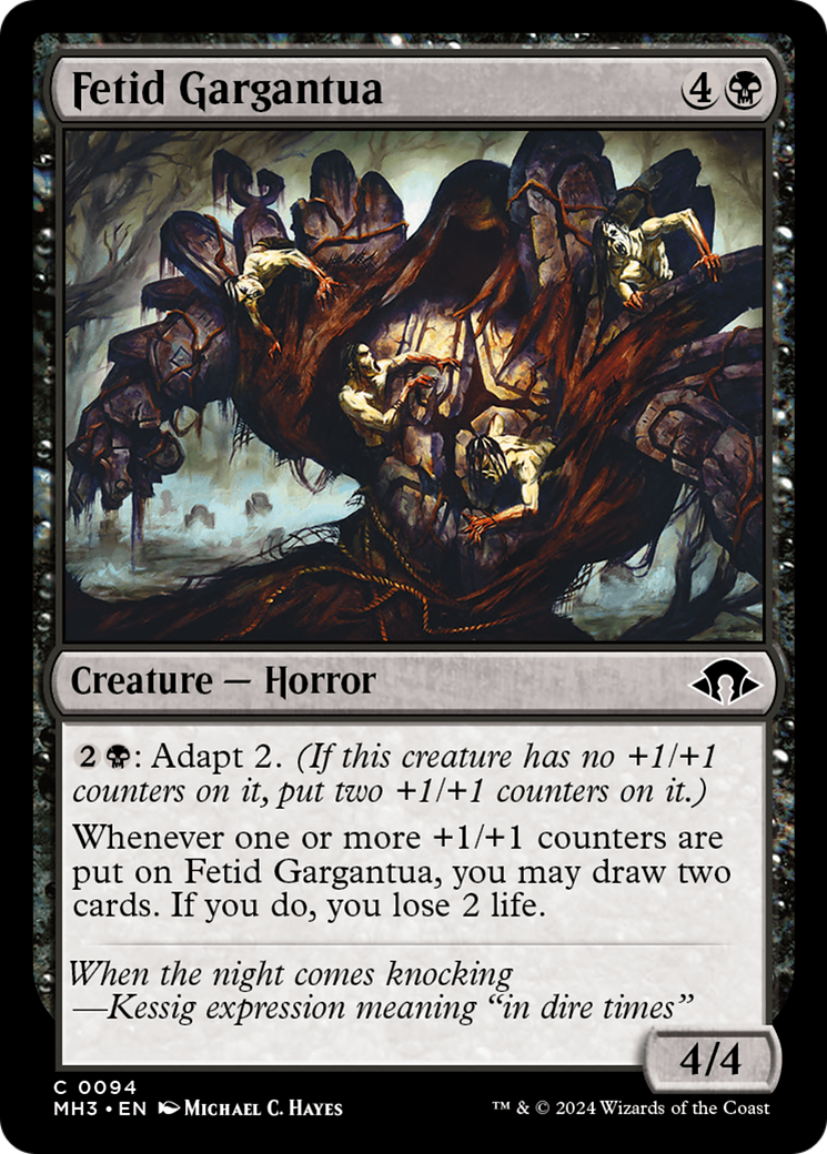 Fetid Gargantua [Modern Horizons 3] MTG Single Magic: The Gathering    | Red Claw Gaming