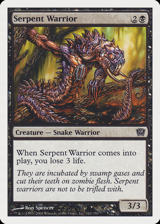 Serpent Warrior [Ninth Edition] MTG Single Magic: The Gathering | Red Claw Gaming