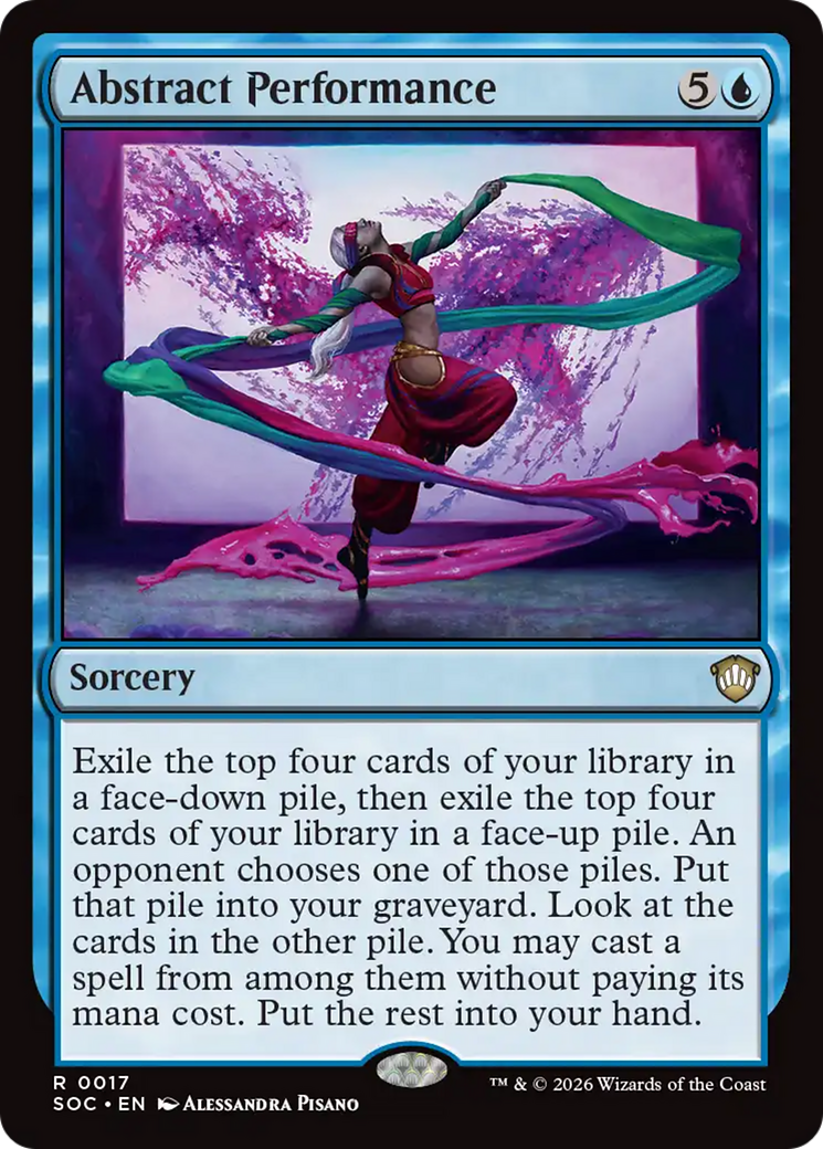 Abstract Performance [Secrets of Strixhaven Commander] MTG Single Magic: The Gathering | Red Claw Gaming
