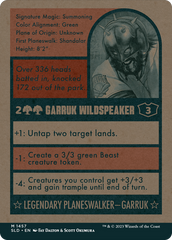 Garruk Wildspeaker [Secret Lair Drop Series] MTG Single Magic: The Gathering | Red Claw Gaming
