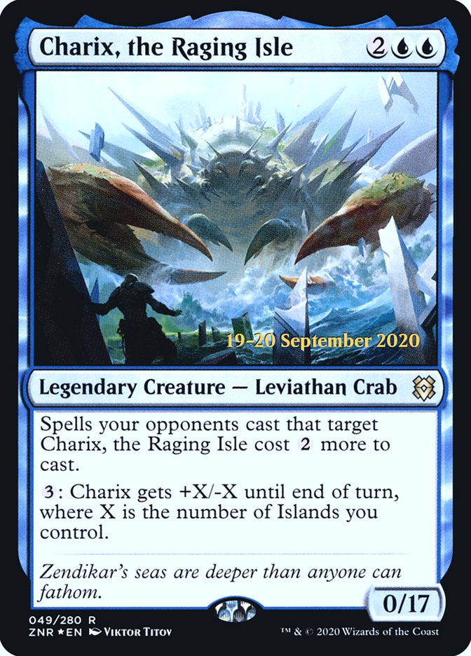 Charix, the Raging Isle [Zendikar Rising Prerelease Promos] MTG Single Magic: The Gathering | Red Claw Gaming
