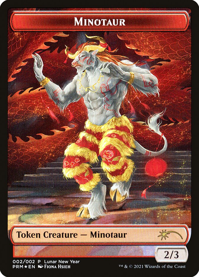 Minotaur Token [Year of the Ox 2021] MTG Single Magic: The Gathering | Red Claw Gaming
