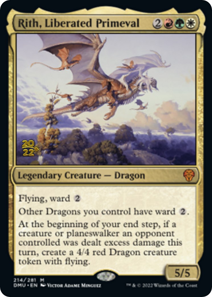 Rith, Liberated Primeval [Dominaria United Prerelease Promos] MTG Single Magic: The Gathering | Red Claw Gaming