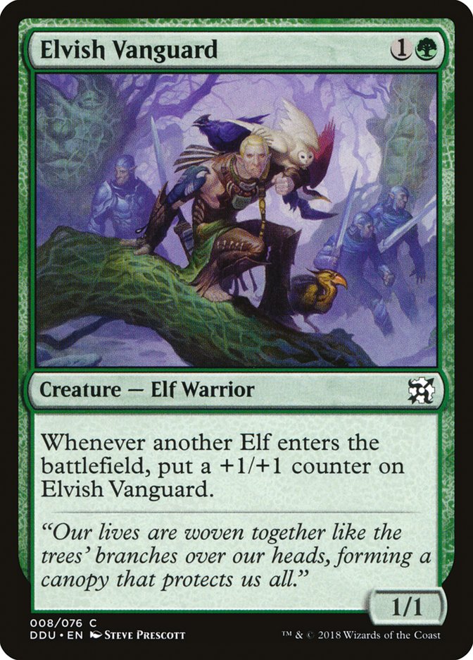 Elvish Vanguard [Duel Decks: Elves vs. Inventors] MTG Single Magic: The Gathering | Red Claw Gaming