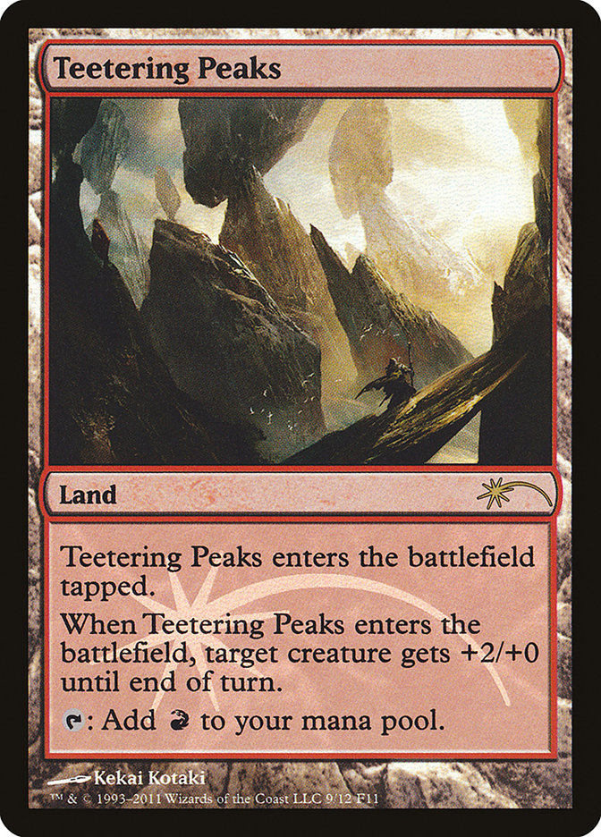 Teetering Peaks [Friday Night Magic 2011] MTG Single Magic: The Gathering | Red Claw Gaming