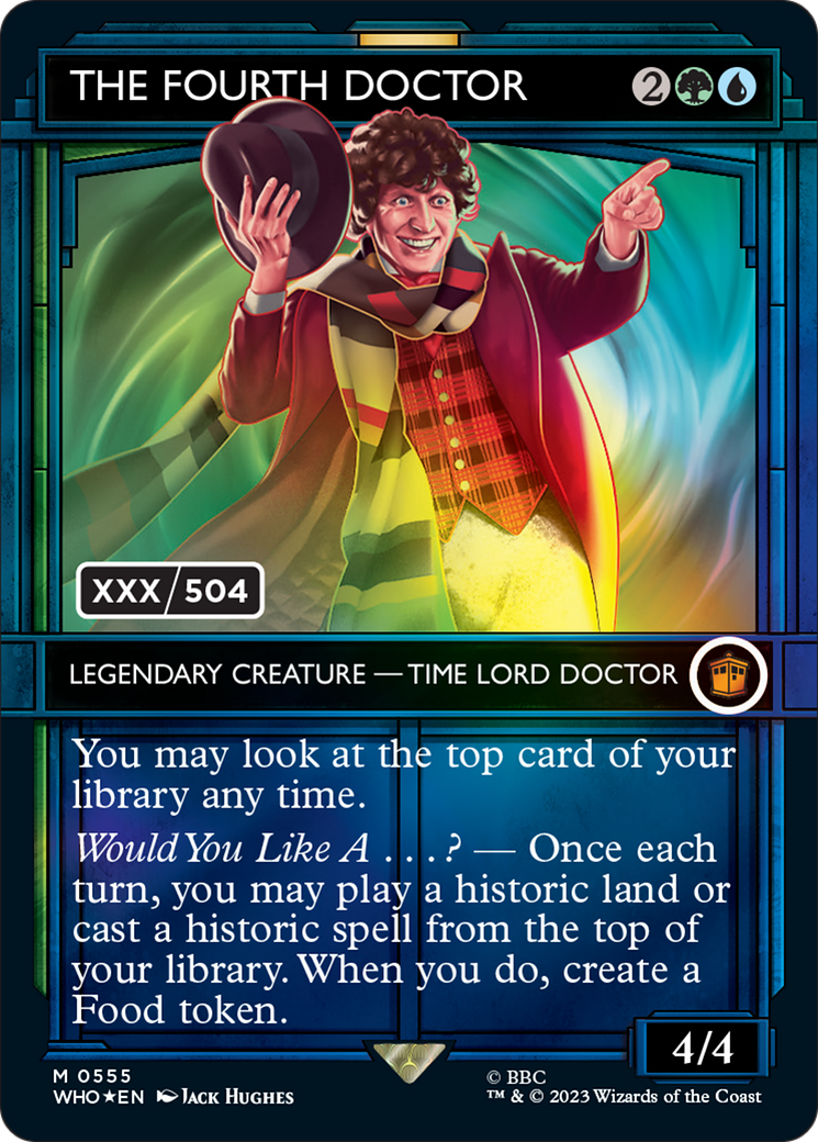 The Fourth Doctor (Serialized) [Doctor Who] MTG Single Magic: The Gathering | Red Claw Gaming