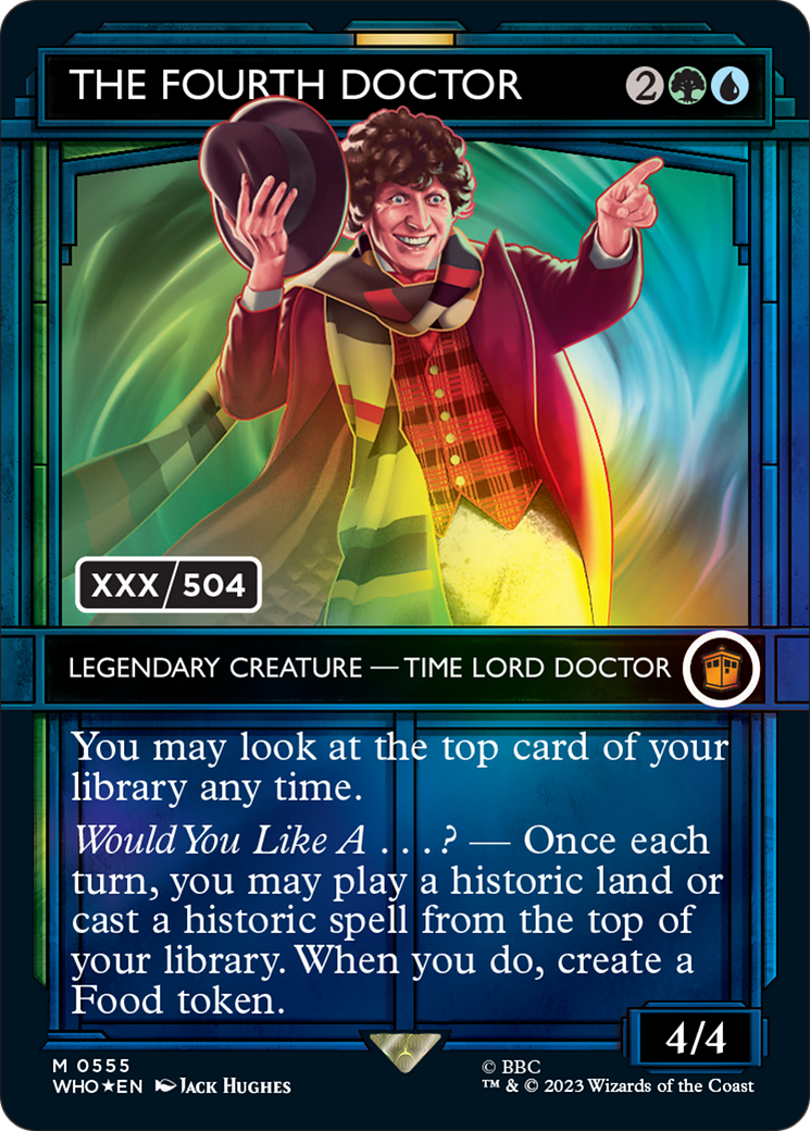 The Fourth Doctor (Serialized) [Doctor Who] MTG Single Magic: The Gathering    | Red Claw Gaming